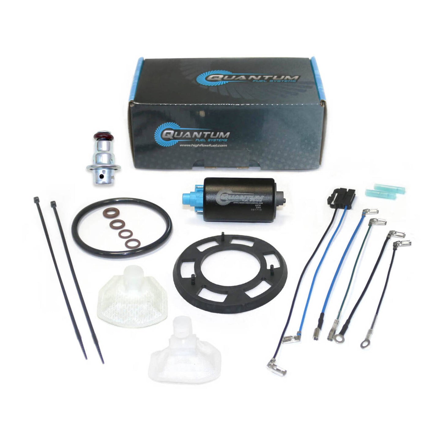 QUANTUM IN-TANK EFI FUEL PUMP W/ REGULATOR  TANK SEAL #QFHFP386UR2T