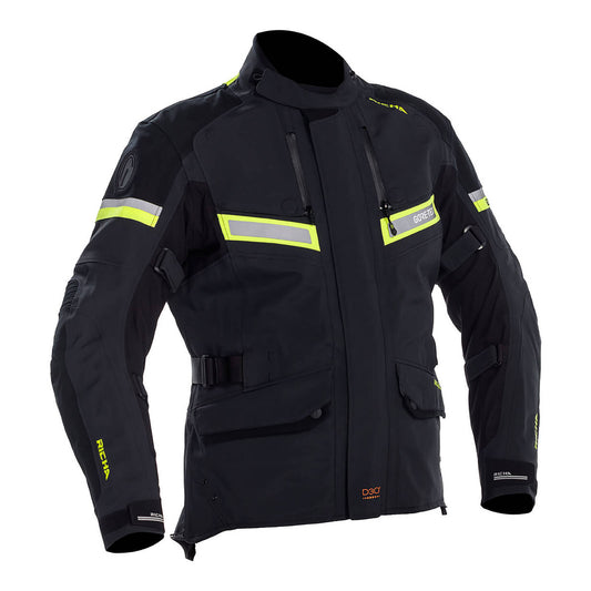 Richa Atlantic Gore-Tex Jacket - Black / Yellow