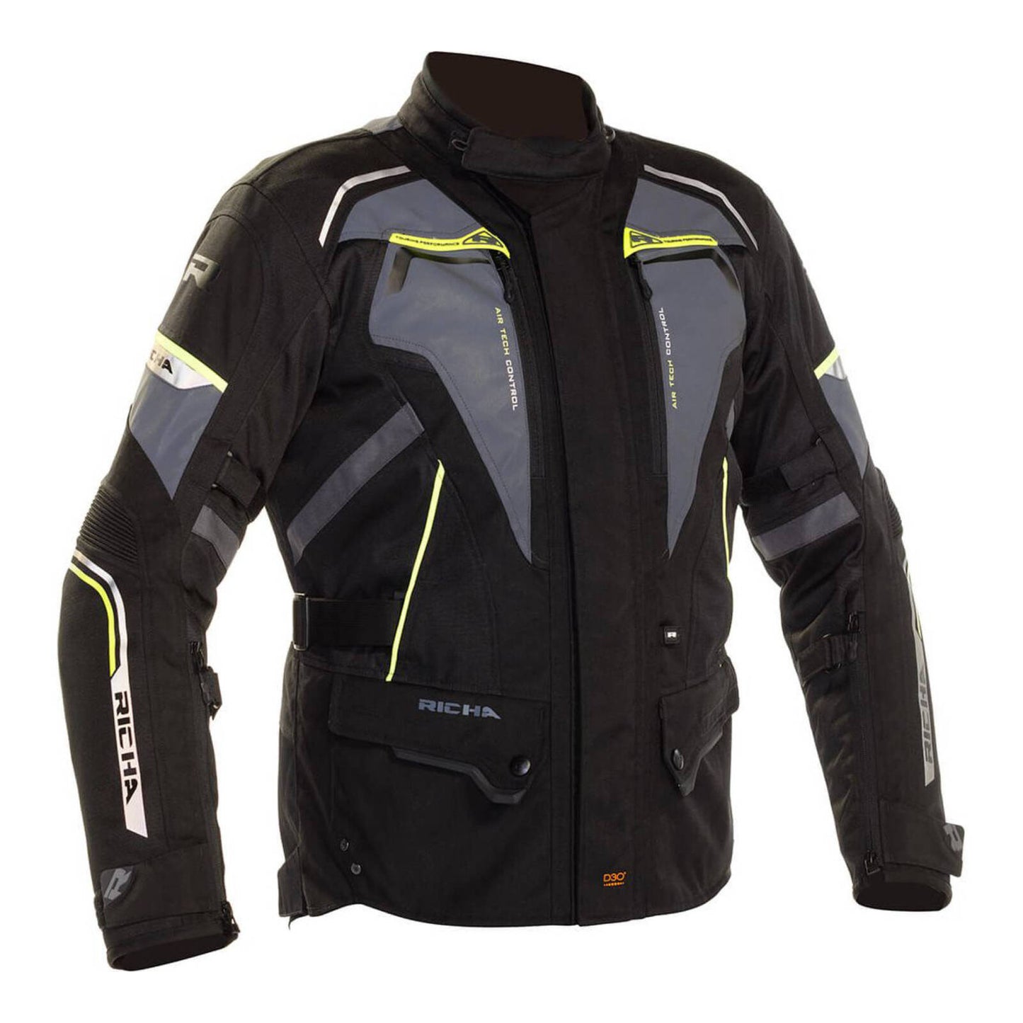 Richa Infinity 2 Flare Jacket - Black / Grey / Fluro
