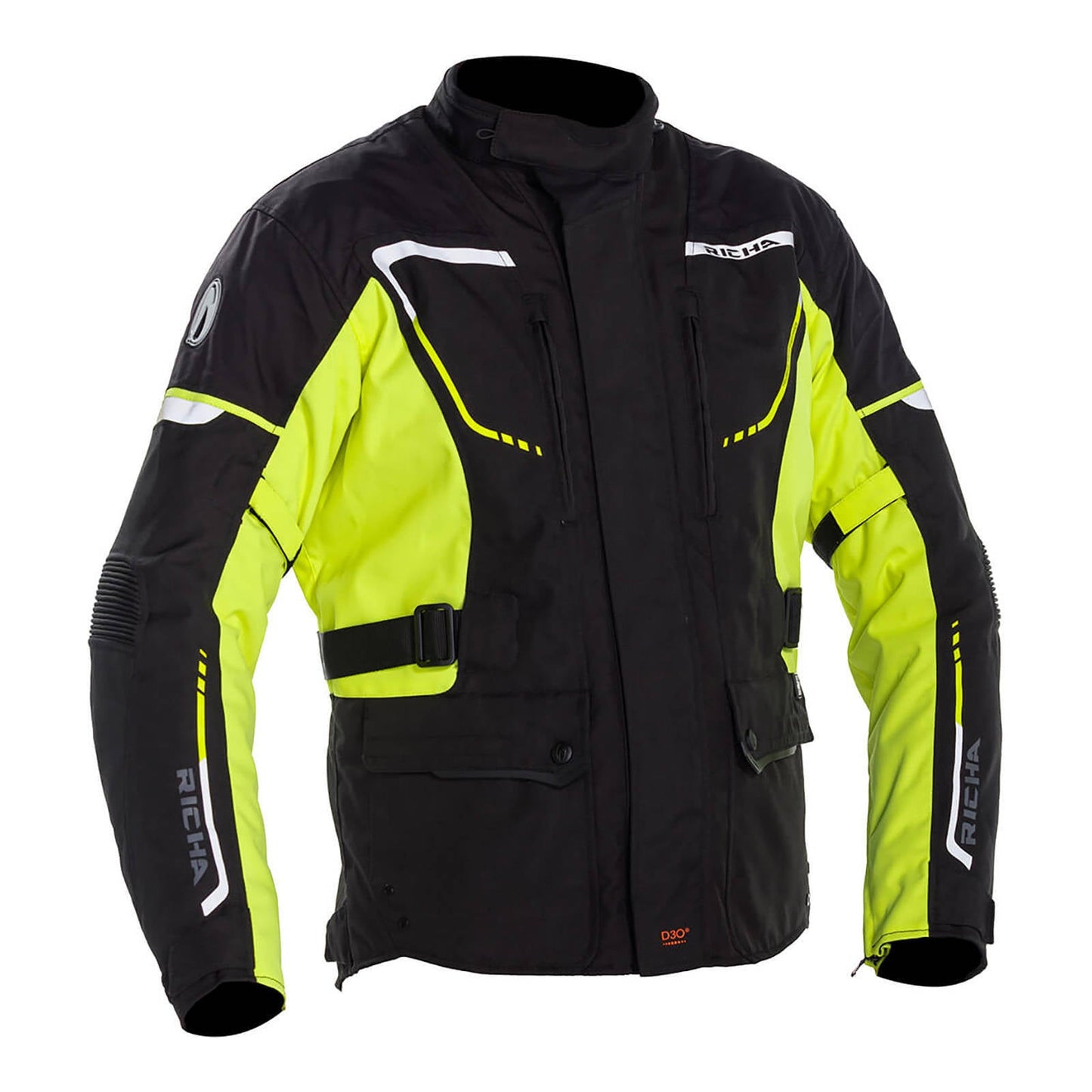 Richa Phantom 2 Jacket - Black / Yellow