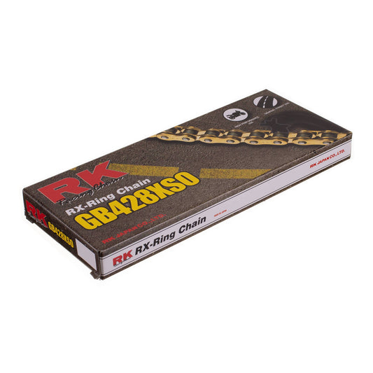 CHAIN RK GB428XSO x 130 GLD RX-RING #RKPGB428XSOX130