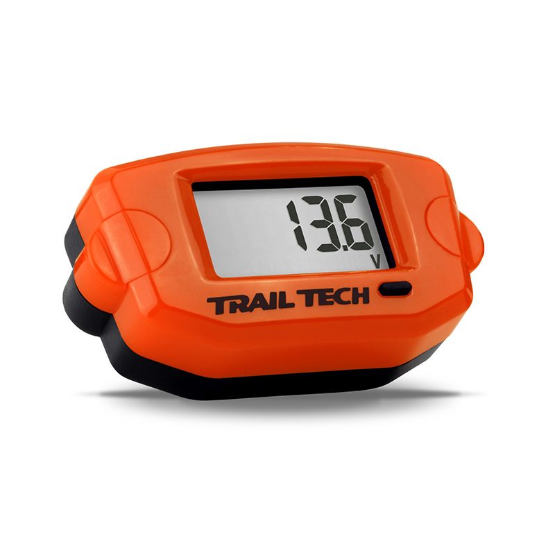 TRAIL TECH TTO - VOLTAGE METER - ORG #TT743V00BL