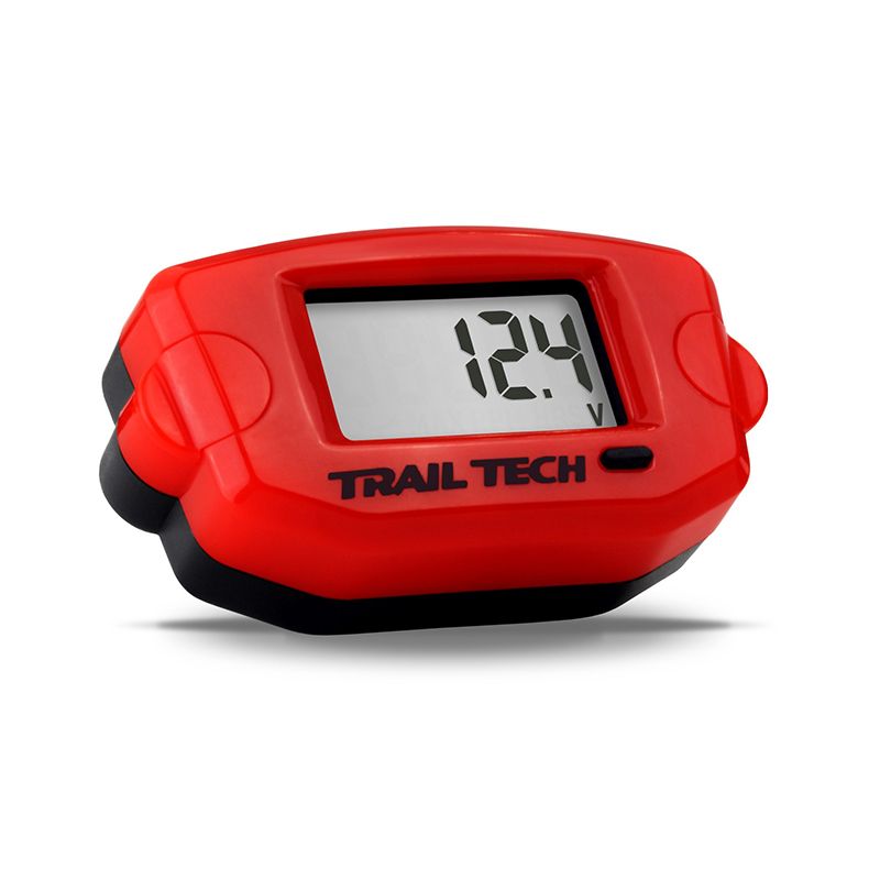 TRAIL TECH TTO - VOLTAGE METER - RED #TT744V00BL