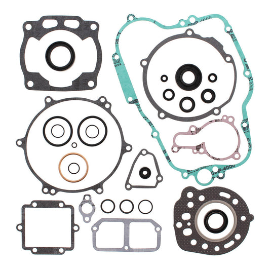 VERTEX COMPLETE GASKET SET W/ OIL SEALS KAW KX125 89 #VER811422