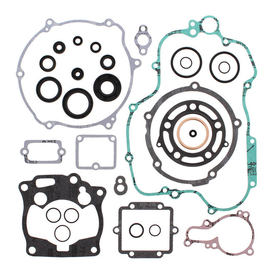 VERTEX COMPLETE GASKET SET W/ OIL SEALS KAW KX125 95-97 #VER811425