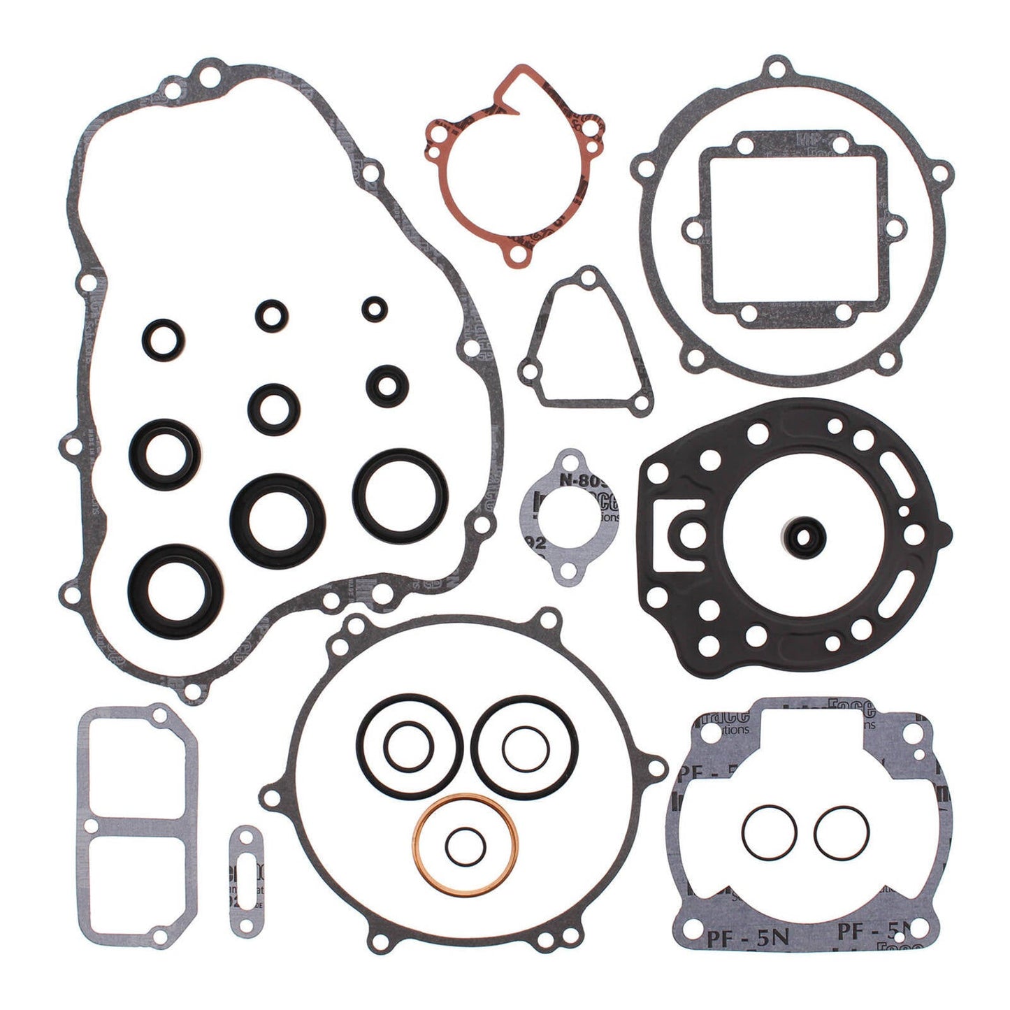 VERTEX COMPLETE GASKET SET W/ OIL SEALS KAW KDX200 89-94 #VER811440