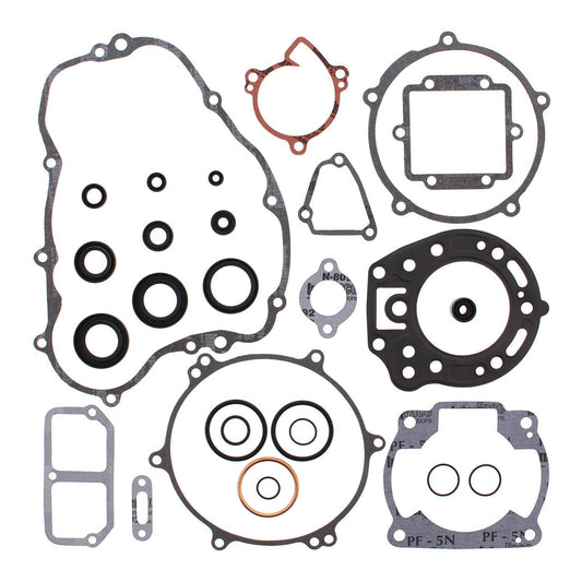 VERTEX COMPLETE GASKET SET W/ OIL SEALS KAW KDX200 89-94 #VER811440