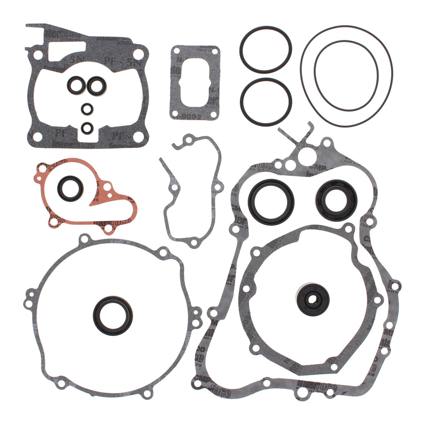 VERTEX COMPLETE GASKET SET W/ OIL SEALS YAM YZ125 94-97 #VER811636