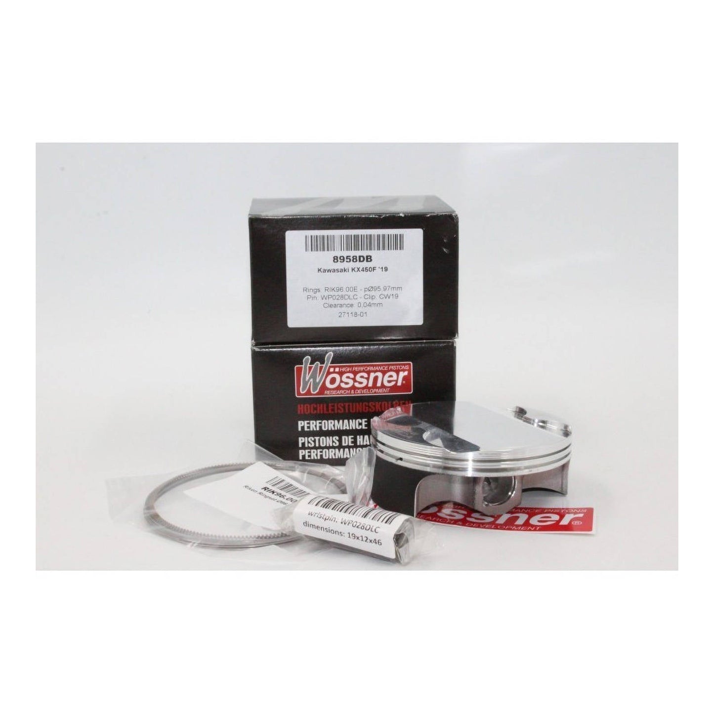 WOSSNER PISTON KAW KX0 19- / XC 21-5.97MM .60:1