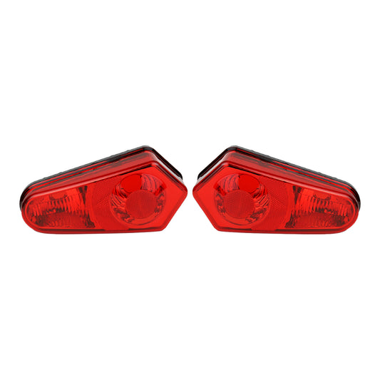 Whites Tail Light Lens Only Polaris (Replaces 241153 and 241154)