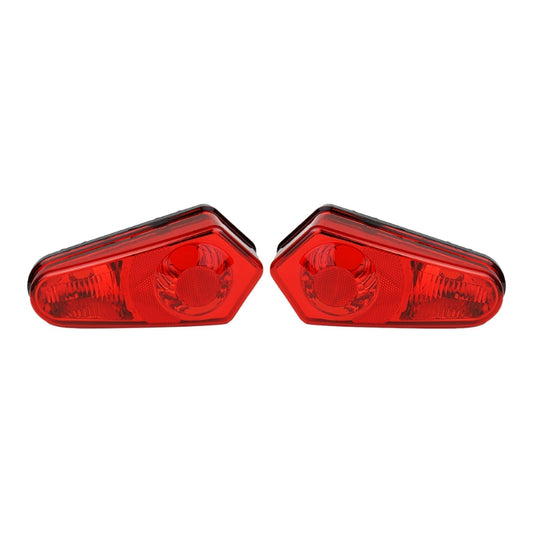 Whites Tail Light Lens Only Polaris (Replaces 241153 and 241154)