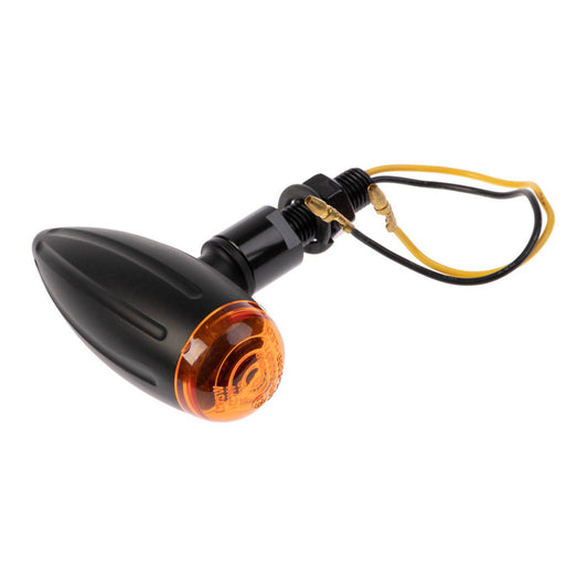 WHITES LED SLIMLINE BULLET INDICATOR SET 'BUFFALO' , SATIN B #WPLEDISLBBLS