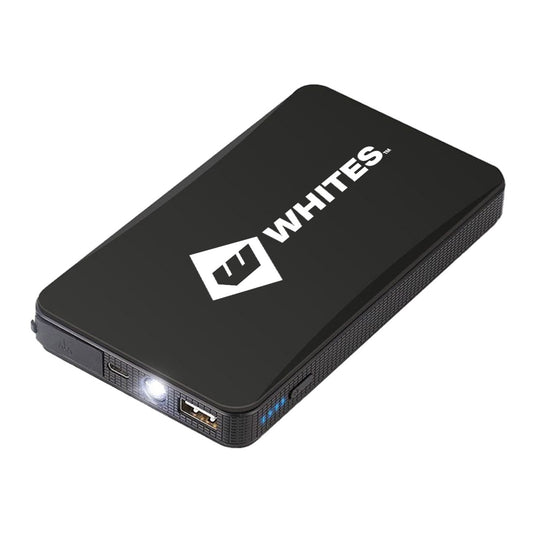 WHITES LITHIUM JUMP STARTER &amp; POWER BANK 138mm x 75mm x 17mm