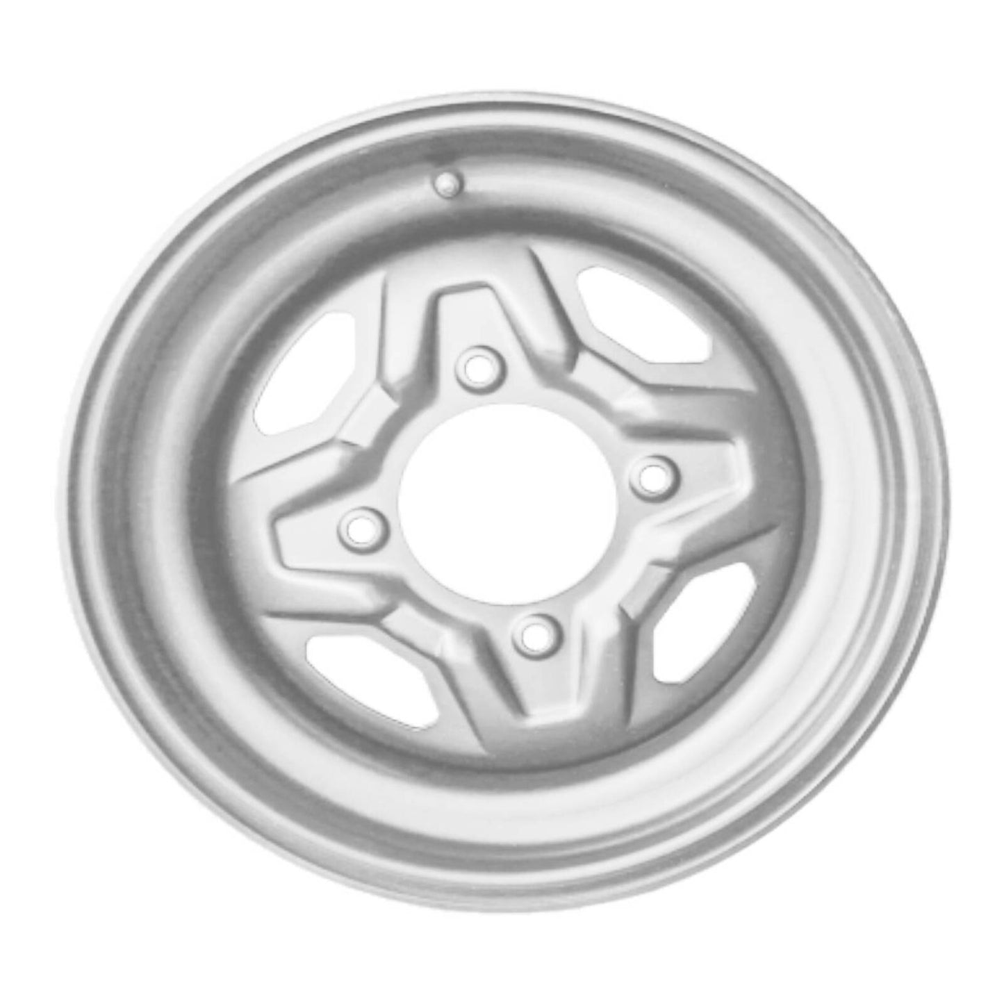 Whites ATV UTV Steel Rim Silver 14 x 6 Polaris Front 4/156 +40.2