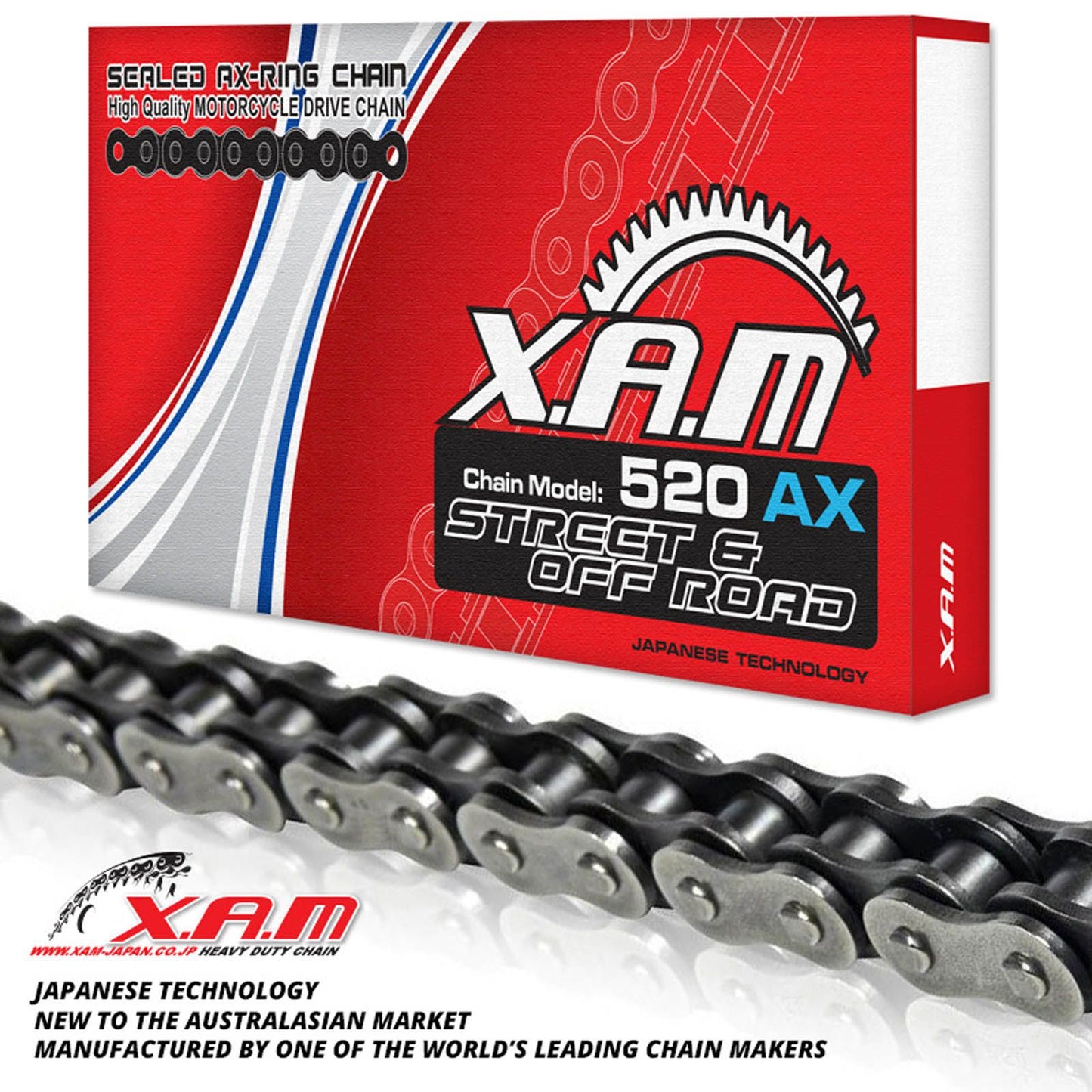 CHAIN XAM 520AX X 108 X-RING